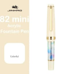 Jinhao 82 Mini Fountain Pen 0.38/0.5/0.7mm Extra Fine Nib Short Luxury Elegant Pens Writing Office School Supplies Stationery