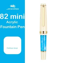 Jinhao 82 Mini Fountain Pen 0.38/0.5/0.7mm Extra Fine Nib Short Luxury Elegant Pens Writing Office School Supplies Stationery