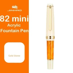 Jinhao 82 Mini Fountain Pen 0.38/0.5/0.7mm Extra Fine Nib Short Luxury Elegant Pens Writing Office School Supplies Stationery