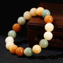 JD Natural Wooden Bead Bracelet Muticolor Bodhi Root Stretch Bracelets Women Men Buddha Handmade Yoga Meditation Jewelry Gift
