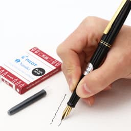 6Pcs/Box Japan Pilot Fountain Pen Ink Bladder IC-50 Waterproof Ink Non-carbon Ink Gall for Smiley Face 78g/88g Fountain Pens