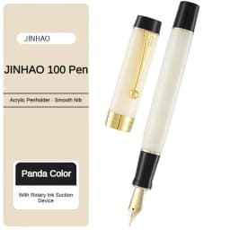 JINHAO 100 Centennial Resin Fountain Pen Arrow Shaped Pen Clip Golden Clip Business Office School Supplies Stationery PK 9019