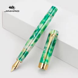JINHAO 100 Centennial Resin Fountain Pen Arrow Shaped Pen Clip Golden Clip Business Office School Supplies Stationery PK 9019