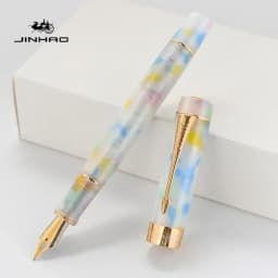 JINHAO 100 Centennial Resin Fountain Pen Arrow Shaped Pen Clip Golden Clip Business Office School Supplies Stationery PK 9019