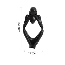 Vilead Nordic Abstract Sculpture Thinker Statue Resin Woman Figurine Office Home Decoration Accessories Decor Crafts Modern Art