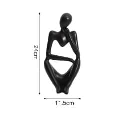 Vilead Nordic Abstract Sculpture Thinker Statue Resin Woman Figurine Office Home Decoration Accessories Decor Crafts Modern Art