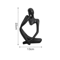 Vilead Nordic Abstract Sculpture Thinker Statue Resin Woman Figurine Office Home Decoration Accessories Decor Crafts Modern Art