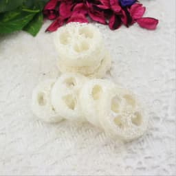 Natural Loofah Luffa Loofa Slices, Handmade Soap Tools, Cleaning Sponge, Facial Soap Holder, 100 Pcs