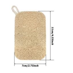 Natural Loofah Sponge Scrubber Reusable Plant Fiber Dish Washing Pad Oil Stain Remover For Kitchen Cleaner With Rope