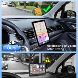 7/8/9'' Support Orientation & Portrait Car Mirror Radio Wireless Carplay Android Auto Multimedia Video Player Universal Screen