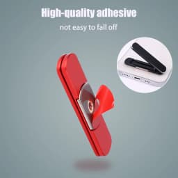 Univesal Mini Invisible Phone Holder 360° Rotatable Metal Desktop Kichstand Ultra Thin Foldable Mobile Phone Bracket Holder