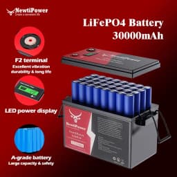 2000W Off-Grid Solar Complete Kit Power 100A Controller,110V 220V Inverter&10AH 30AH LiFePO4 Battery for Home/RV/Camping