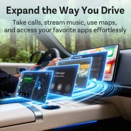 Ottocast Mini 2 Wireless Carplay Adapter Converter Mini CP AA Upgrade Device Wi-Fi6 BT5.4 Dual Channel Plug&Play Smart Pairing