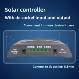 MPPT Solar Charge Controller regulator 12V,24V Auto 30 40 50 60 80 100A Compatible with Lead-Acid, Lithium and LiFePO4 Batteries