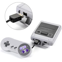 Wired Gamepad for SNES/SFC,Adaptation Genuine SNES/SFC Game Console, Gamepad Handle for Super Nin-tend-o Game Console
