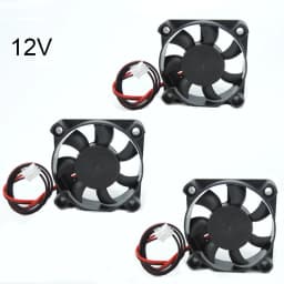 DC 5010 5V/12V/24V Computer CPU Cooler Mini Cooling Fan 50MM Small Exhaust Fan for 3D Printer 2 Pin 50x50x10mm W1
