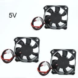 DC 5010 5V/12V/24V Computer CPU Cooler Mini Cooling Fan 50MM Small Exhaust Fan for 3D Printer 2 Pin 50x50x10mm W1
