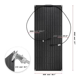 600W 300W Flexible Solar Panel Kit 18V Monocrystalline Solar Cell Outdoor Power Charger for Camping Yacht Motorhome RV Car Boat
