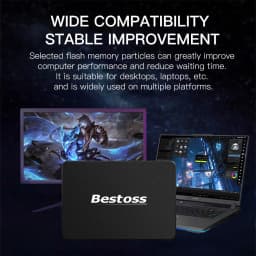 Bestoss Hard Drive Solid State Drives 120GB 128GB 240GB 256GB 480GB 512GB 1TB 2TB SSD 2.5 inch Sata 3.0 for Computer