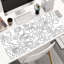 Hot Sell Large Gaming Mouse Pad Multi-size Gamer Mat Abstract XL Computer Cushion Keyboard Desk Non-Slip Rubber Locking Edge Rug