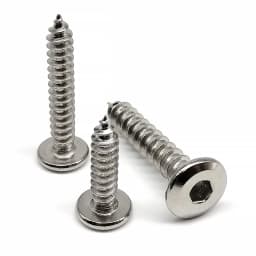 HZYUEGOU M2 M2.3 M2.6 M3 M4 M5 M6 Allen Hexagon Socket Large Flat Thin Wafer Head Self Tapping Wood Screw A2 304 Stainless Steel