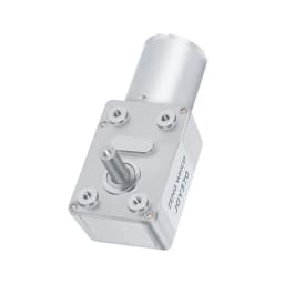 JGY370 Miniature Worm Gear DC Motor, 6V~24V 6mm Diameter Shaft High Torque 25KG.CM Reversible Motor With Self-locking Metal Gear