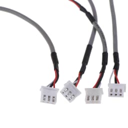 5x XH2.54 3P Audio Signal 2.0 Channel Shielding Input Cable For HiFi Amplifier