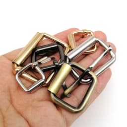 HZYUEGOU 5X High Quality Thickened Leather Hand Bag Backpack Strap Belt Dog Collar Chain Rectangle Ring Adjust Roller Pin Buckle