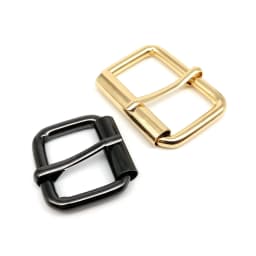 HZYUEGOU 5X High Quality Thickened Leather Hand Bag Backpack Strap Belt Dog Collar Chain Rectangle Ring Adjust Roller Pin Buckle