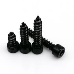 HZYUEGOU M2 M2.6 M3 M3.5 M4 M5 M6 Black Carbon Steel Allen Hex Hexagon Socket Cap Head Speaker Wood Self-tapping Screw
