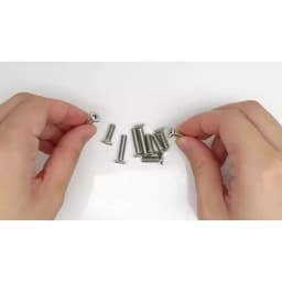 HZYUEGOU 50pcs M1.2 M1.4 M1.6 M2 M2.5 M3 M3.5 M4 Micro Small Black 304 Stainless Steel Phillips Flat Countersunk Head Screw Bolt