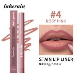 Cream Lip Liner Long Lasting Wear Waterproof Sweat-resistant Fast-setting Rich Pigmented Color Smooth Matte Texture Lip Liner
