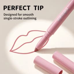 Cream Lip Liner Long Lasting Wear Waterproof Sweat-resistant Fast-setting Rich Pigmented Color Smooth Matte Texture Lip Liner