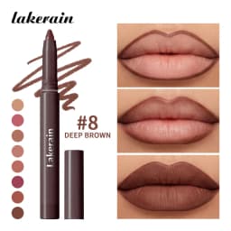Cream Lip Liner Long Lasting Wear Waterproof Sweat-resistant Fast-setting Rich Pigmented Color Smooth Matte Texture Lip Liner