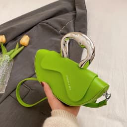 Fashion Sewing Thread Solid PU Hasp Shoulder Bags Interior Compartment Women's Handbags 2026 High Quality Sweet Bags for Women