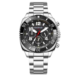 LIGE Brand BANGWEI Quartz Man Watch Digital Dial Fashion Business Luxury Auto Date Waterproof Luminous Stainless Casual Watches