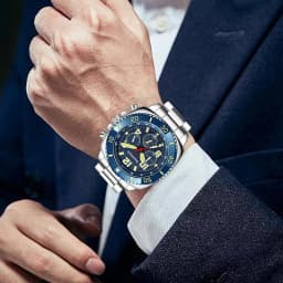 LIGE Brand BANGWEI Quartz Man Watch Digital Dial Fashion Business Luxury Auto Date Waterproof Luminous Stainless Casual Watches