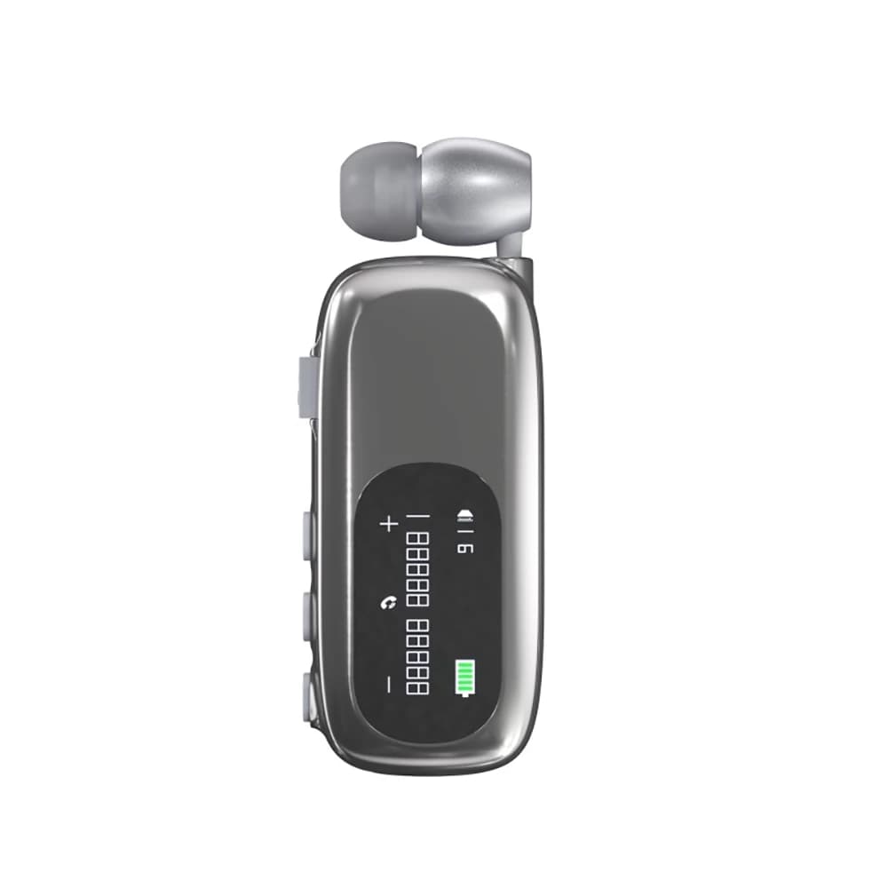 V5.4 Bluetooth Wireless in-ear ultra-long life Loud Noise Lavalier digital display noise reduction single-ear cord Headset