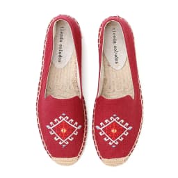 Espadrilles Women's Casual Flats Shoes with Embroidered Hemp Flat Platform, Round Toe Spring/Autumn Comfortable