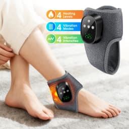 Heating Foot Massager Electric Vibration Relaxation Ankle Massager Warm Ankle Brace Joint Sprain Support Ankle Protection