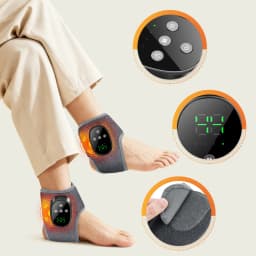 Heating Foot Massager Electric Vibration Relaxation Ankle Massager Warm Ankle Brace Joint Sprain Support Ankle Protection