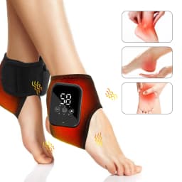 Heating Foot Massager Electric Vibration Relaxation Ankle Massager Warm Ankle Brace Joint Sprain Support Ankle Protection
