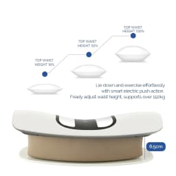 3 in 1 Electric Lumbar Traction Massager Inflatable Back Stretcher Adjustable Vibration Waist Massager Spine Support Device