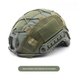 Tactical Helmet Cover Camo FAST Airsoft High-cut Helmet Cloth Hunting Shooting Helmet Accessories with Elastic Cord