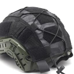 Tactical Helmet Cover Camo FAST Airsoft High-cut Helmet Cloth Hunting Shooting Helmet Accessories with Elastic Cord