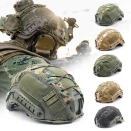 Tactical Helmet Cover Camo FAST Airsoft High-cut Helmet Cloth Hunting Shooting Helmet Accessories with Elastic Cord