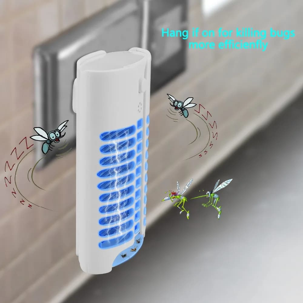 Indoor Bug Zapper Flying Insect Killer Using Unique UV Light Trap Technology & Sensor | Electronic Fly Repeller/Repellent