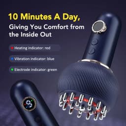 9 Gears Electric Meridian Brush Body Massager Gua Sha Microcurrent Hot Compress Scraping for Slimming And Relaxation