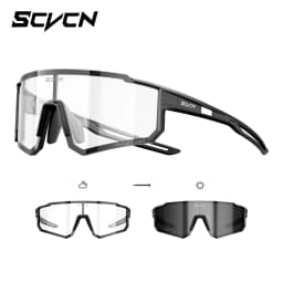 SCVCN Photochromic Sunglasses Outdoor Sports Bike Cycling Glasses Man MTB Climbing Glasses Women Driving Bicycle Eyewear New