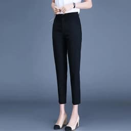 Office Lady Suit Classic Pants Women Work Pantalones Spring High Waist Skinny Pencil Trousers Elegant Capris Customized Skirts